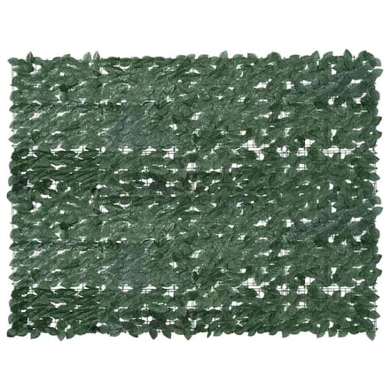 vidaXL - Balkonscherm - met - donkergroene - bladeren - 200x150 - cm