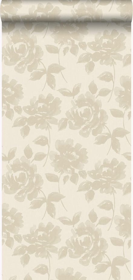Origin Wallcoverings behang rozen crème - 53 cm x 10.05 m - 347031
