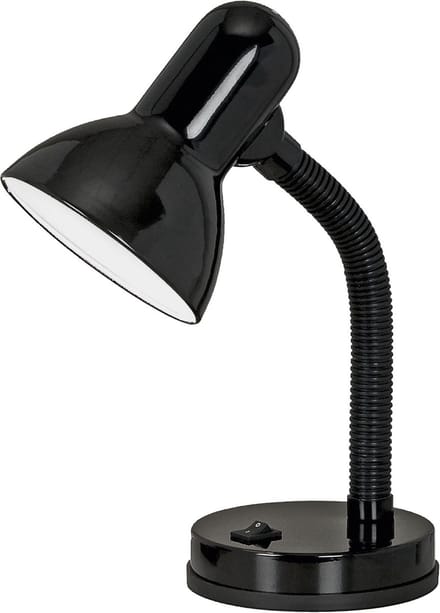 EGLO Basic Tafellamp/Bureaulamp - E27(excl) - 30 cm - Zwart