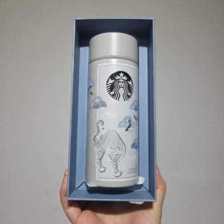 Starbucks Korea Tijger (Hojakdo) RVS Tumbler 355ml / 12oz. gray