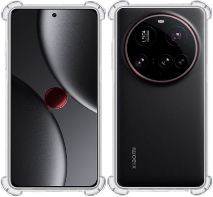TechNow Hoesje geschikt voor Xiaomi 15 Ultra Hoesje Screenprotector - Extreme Shock Case – Case Transparant