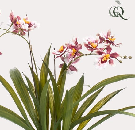 Kunstplant - Orchidee - Bordeaux - 45cm