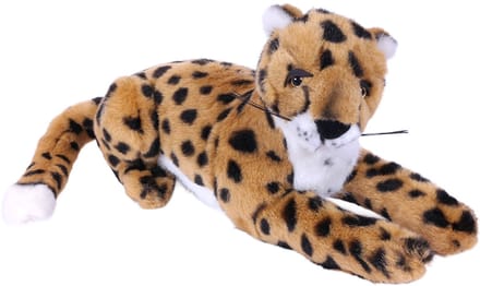 PIA Soft Toys - Pluche Knuffeldier Cheetah - liggend - 35 cm