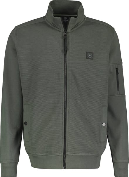 LERROS - Sweater - Maat M - Mannen - Khaki - katoen