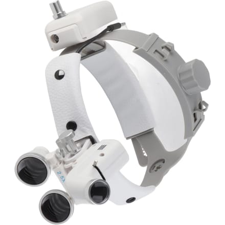 2.5X Verlichte Hoofdmontage Vergrootbril Pas Helderheid Aan Hoofdmontage Vergrootglas met Licht voor Tandheelkunde US Plug