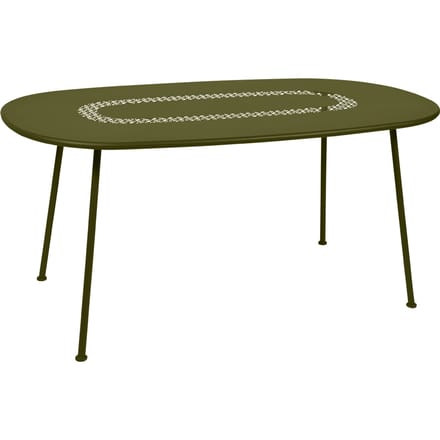Fermob Lorette Tafel ovaal - D3 Pesto