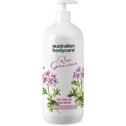 Australian Bodycare Professionele Rose Geranium Skin Wash 1000 Douchegel