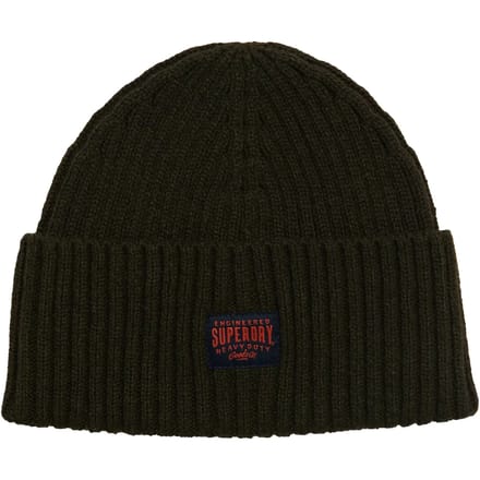 Ribbed Knit Beanie Heavy Duty Style Wo - Green Hats