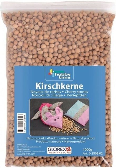 Knutsel/hobby Kersenpitten - 2x - 1 kilo - warmtezak kersenpitten - voor in de magnetron