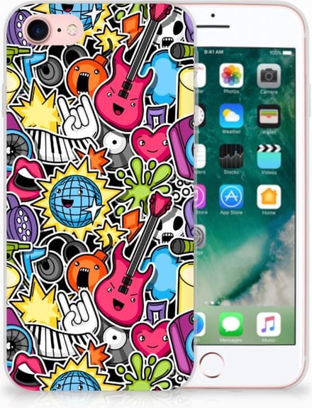 iPhone SE 2022 | SE 2020 | 8 | 7 Silicone Back Cover Punk Rock