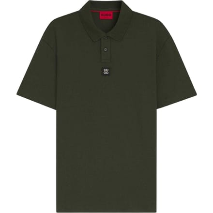 Hugo Deabono-poloshirt met logo voor heren (Donkergroen)