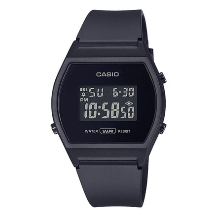 Casio Casio Collection LW-204-1BEF Horloge - Kunststof - Zwart - Ø 35 mm