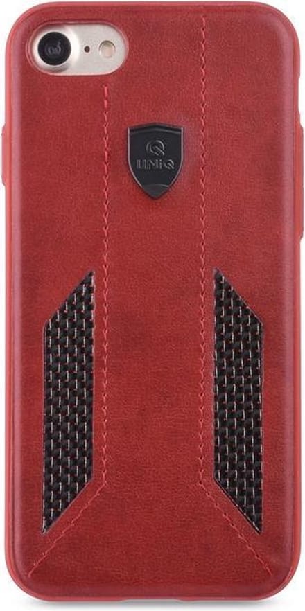 UNIQ Accessory iPhone 7-8 Kunstleer Hard Case Back cover - Rood- 8719273284117