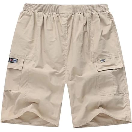 Shorts pour hommes d'âge moyen et âgés, pantalons amples décontractés à cinq points, pantalons à jambes droites 5XL