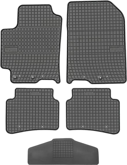 Frogum Max-Dywanik - Autogummatten - Kia Rio IV - 2017-2023 - Voor - Zwart