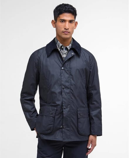 Barbour Ashby Wax Jas Navy - Maat M - Heren - Wax jassen