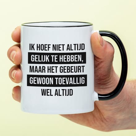 Mok Ik hoef niet altijd gelijk te hebben van Ditverzinjeniet