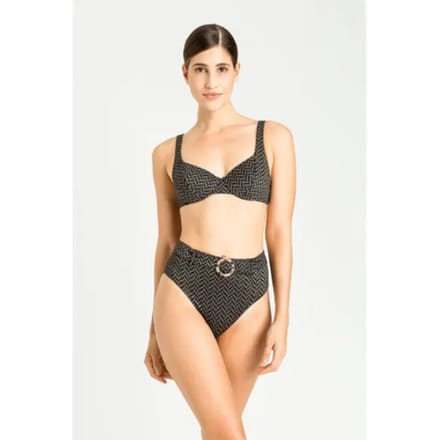 Twinset Milano Slip 10602 Jacq. Herringbone nero S