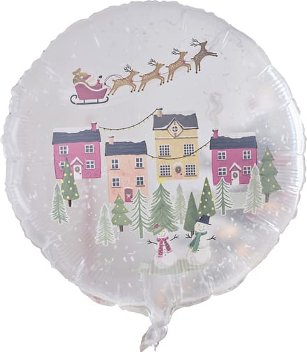 Ginger Ray - Ginger Ray - Snowglobe Folie Kerstballon - 55 cm