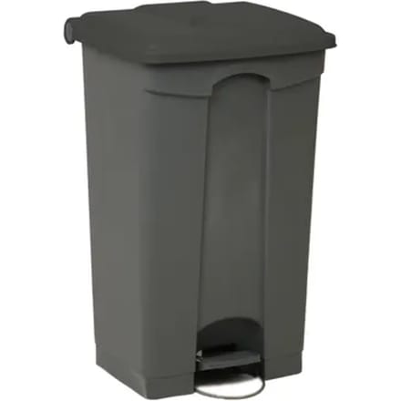 Engels Afvalbak Met Pedaal – 90 Liter, Grijs