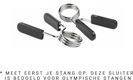 Lifemaxx Olympische Veer Clip Sluiters 50mm (5cm)