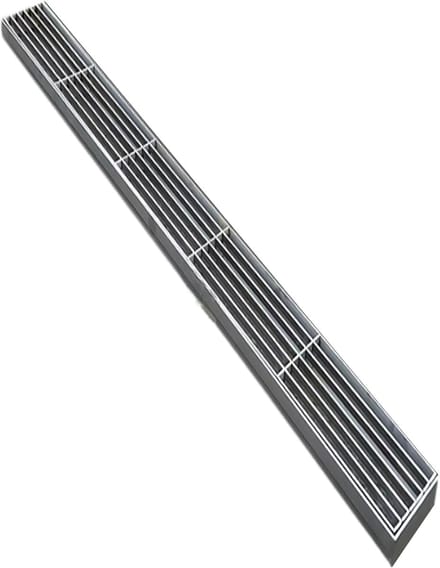 Lineaire Afvoer - Terrasdrainage Trog - Efficiënte Waterafvoer - Roestvrij Staal - 100 cm Lengte - Zilver