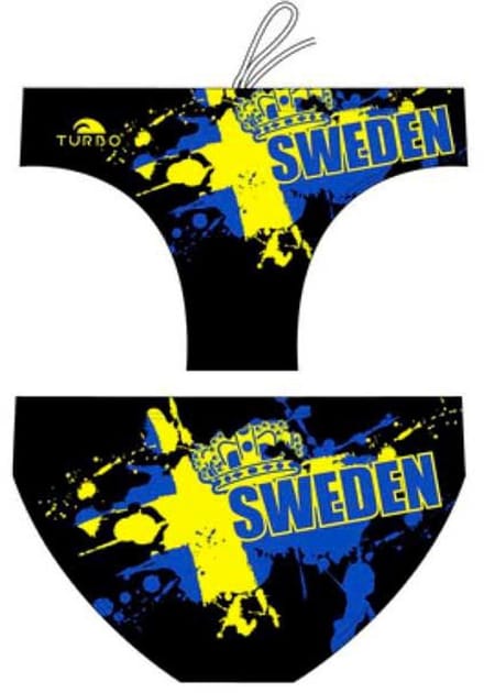 Turbo Sweden Crown Zwemslip Blauw,Zwart S Man