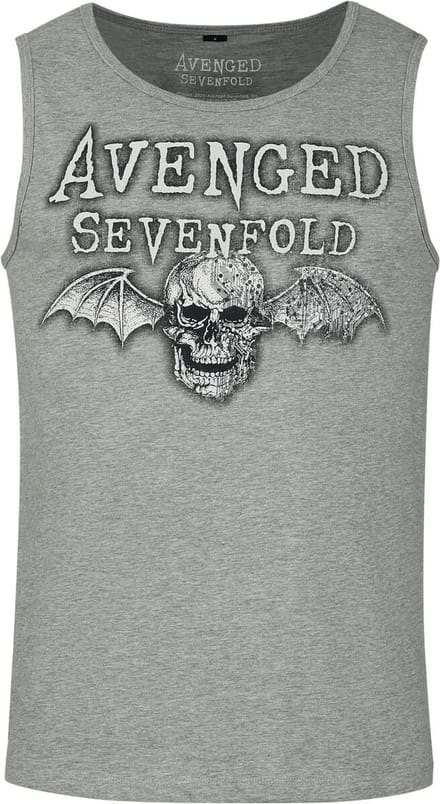 Avenged Sevenfold Tanktop - Logo - S tot 4XL - voor Mannen - grijs