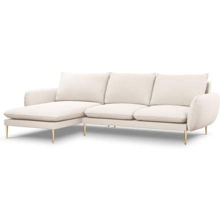 Hoekbank Vienna links bouclé | Cosmopolitan Design