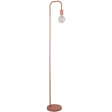Searchlight Vloerlamp Amiel, roze, metaal, 155 cm, E27