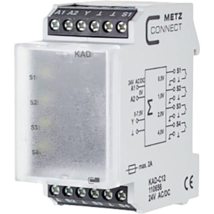 Metz Connect 110656 Digitaal/analoog-omvormer 24, 24 V/AC, V/DC (max) Piece 1 stuk(s)