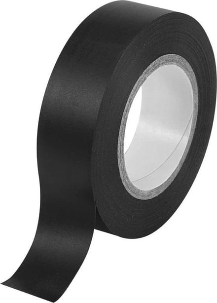 Benson Isolatietape - Zelfklevend - Zwart - 10 meter x 19 mm