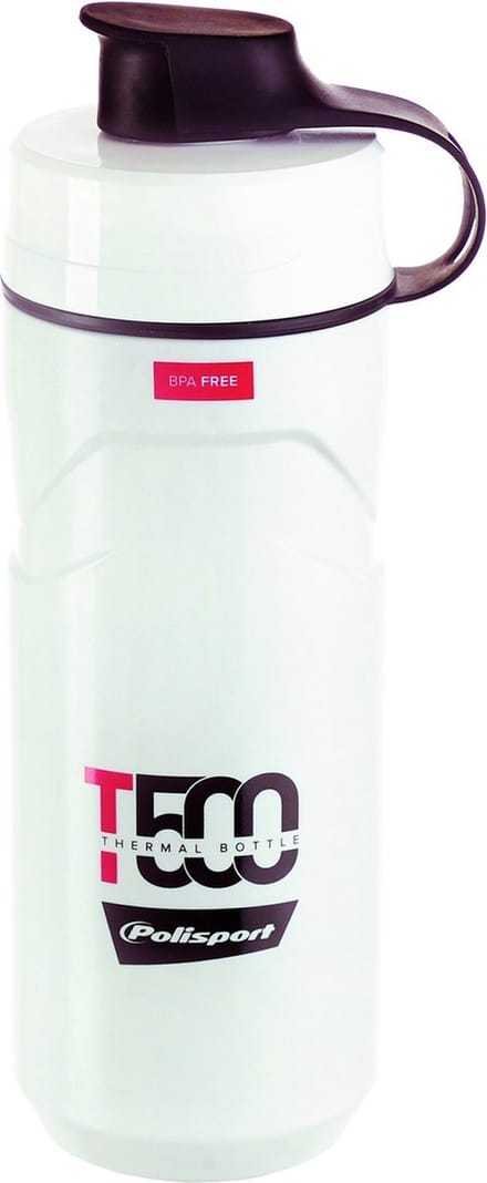 POLISPORT THERMAL BOTTLE T500 WHITE/RED