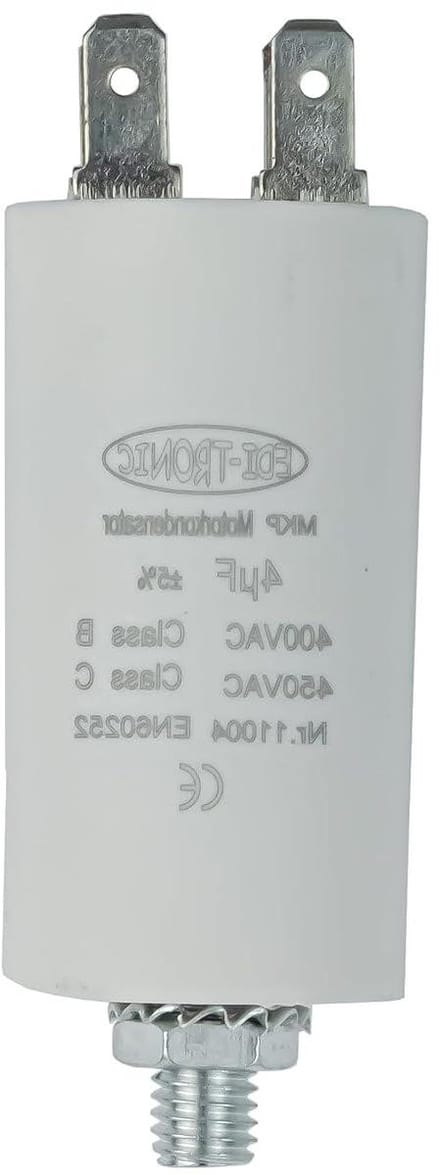 Motor Condensator - Aanloopcondensator Werkcondensator - Motor Starten - Aluminium Constructie - 4uF 450V - Niet gespecificeerd