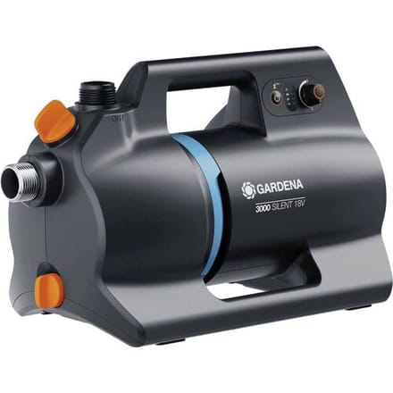 GARDENA Akku-Gartenpumpe 3000 Silent 18V P4A Ready-To-Use Set Accu-tuinpomp 3000 l/h
