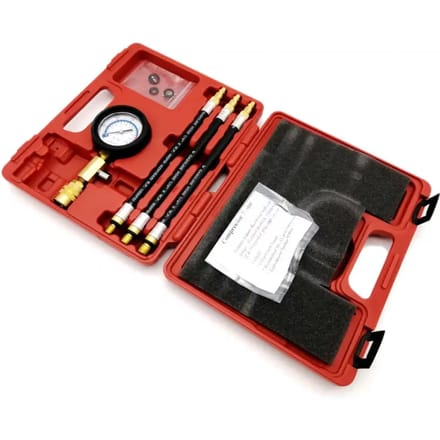 Gemotoriseerde cilinderdrukregelaar, naaldventiel, manometer Brazoline