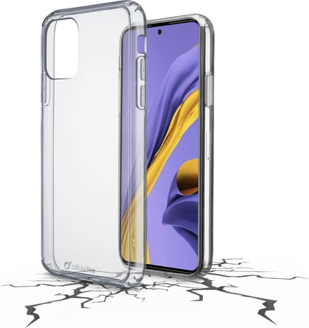 Cellularline - Samsung Galaxy A51, hoesje clear duo, transparant