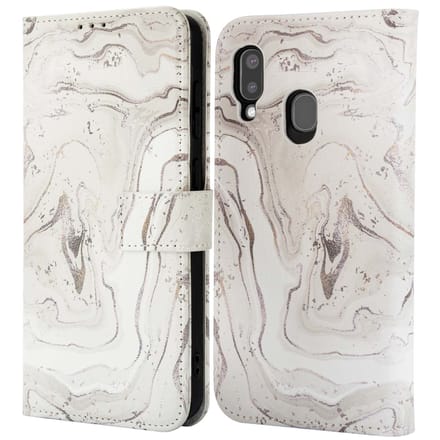imoshion Hoesje - Geschikt voor Samsung Galaxy A20e - Design Bookcase smartphone - Sandy Marble