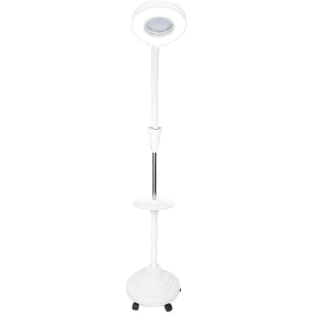 Verstelbare LED Koudlicht Vloerlamp Tattoo Schoonheidslamp met Vergrootglas