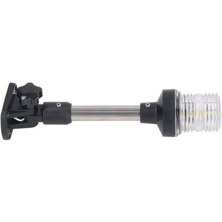 9in Wit LED Neerklapbaar Boot Hek Navigatielicht IP66 Waterdicht Boot Ankerlicht 12V 24VDC gray