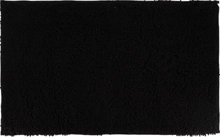 Tendance Badmat microfiber - hoogpolig - zwart - 50x80 cm - absorberend - badkamer - antislip