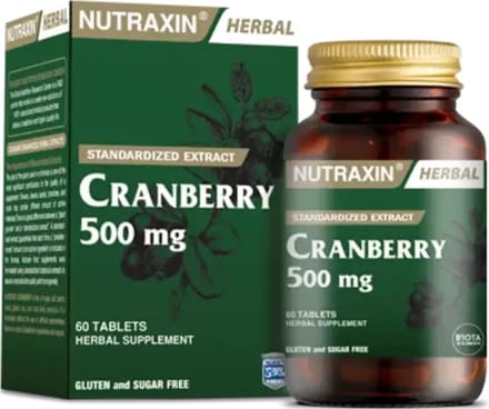 Nutraxin Cranberry - 500mg - 60 Tabletten