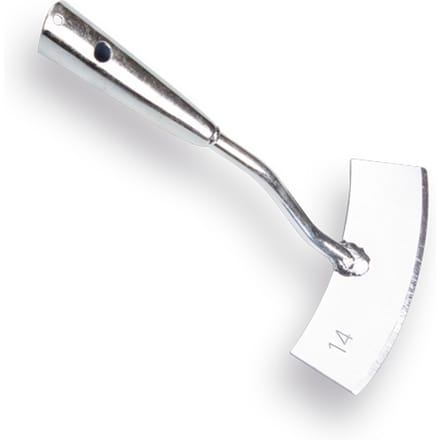 Schoffel rond model 14 cm | zonder steel