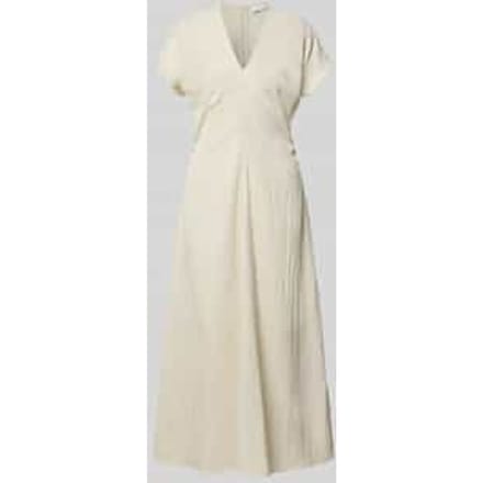 regular fit maxi-jurk van lyocellmix met viscose