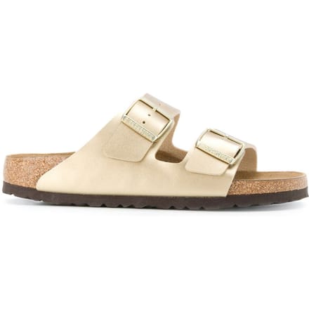 Birkenstock Arizona Dames Slippers - Dames - Goud - Maat 35
