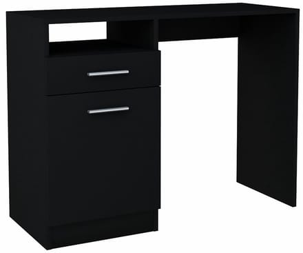 UFC BODO DSP Serie - Bureau - 100cm - Zwart - Met Schuiflade en Kast