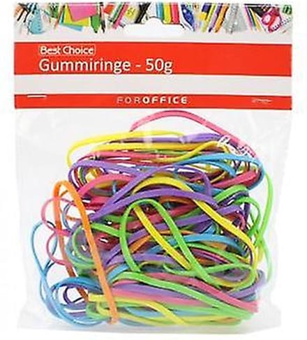 Rubber Bandjes - Verschillende Kleuren (50g / ca. 100 Stuks)