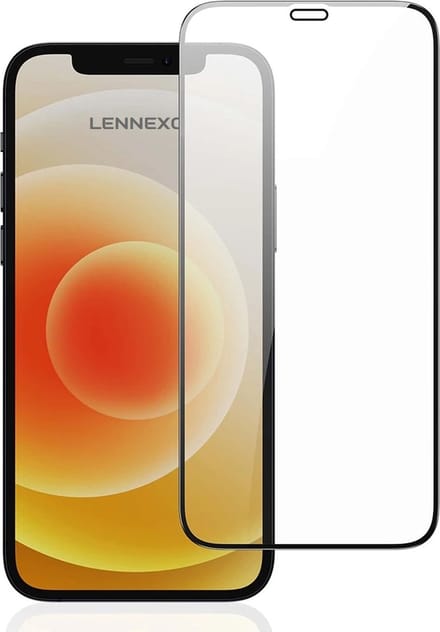 Full Cover Screenprotector Geschikt Voor iPhone 12 Pro Max - Volledige Beschermglas - PREMIUM Tempered Glass - 1 stuk