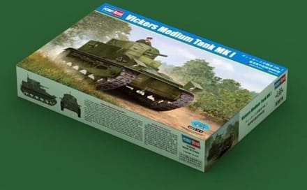 Hobby Boss Vickers Medium Tank Mk I 1:35 – Militair Modelbouwpakket