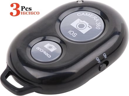 3x Bluetooth Remote Shutter, Afstandsbediening - Bluetooth – smartphone Afstandsbediening – HiCHiCO